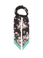 Dolce & Gabbana Floral Cherub-print Silk Scarf