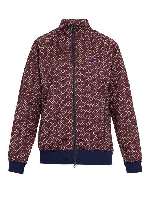 Matchesfashion.com Needles - Geometric Jacquard Track Top - Mens - Red
