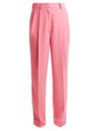 Maison Margiela Pleated-front Tailored Crepe Trousers
