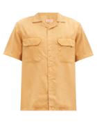 Matchesfashion.com Saturdays Nyc - Gibson Flap-pocket Tencel Shirt - Mens - Orange