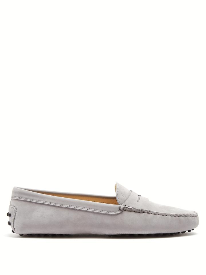 Tod's Gommino Nubuck Loafers