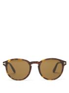Matchesfashion.com Tom Ford Eyewear - Dante Round Tortoiseshell-acetate Sunglasses - Womens - Tortoiseshell