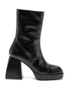 Matchesfashion.com Nodaleto - Bulla Corta Leather Ankle Boots - Womens - Black