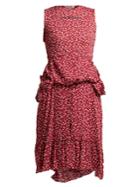 Balenciaga Paisley-print Layered Dress