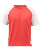 Erl - Raglan Cotton-jersey T-shirt - Mens - Red