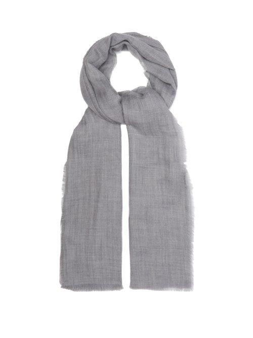 Matchesfashion.com Max Mara - Wsanna Scarf - Womens - Light Grey