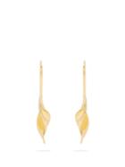 Matchesfashion.com Ryan Storer - Sansevieria Gold Plated Drop Earrings - Womens - Gold