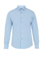 Lanvin Single-cuff Spread-collar Cotton Shirt