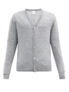 Matchesfashion.com Paul Smith - Merino-wool Cardigan - Mens - Grey