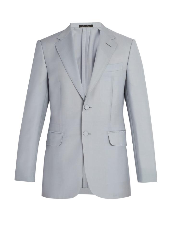 Dunhill Kensington Single-breasted Wool-blend Blazer