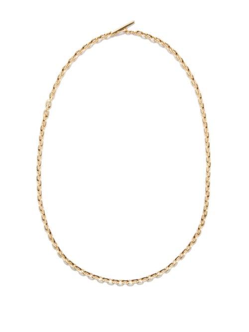 Lizzie Mandler - Xs Knife Edge 18kt Gold Necklace - Womens - Yellow Gold