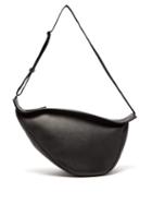 Matchesfashion.com The Row - Slouchy Banana Leather Cross Body Bag - Womens - Black