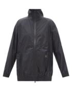 Adidas By Stella Mccartney - High-neck Windbreaker Jacket - Womens - Black