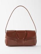 Hereu - Mabra Panelled Leather Shoulder Bag - Womens - Tan