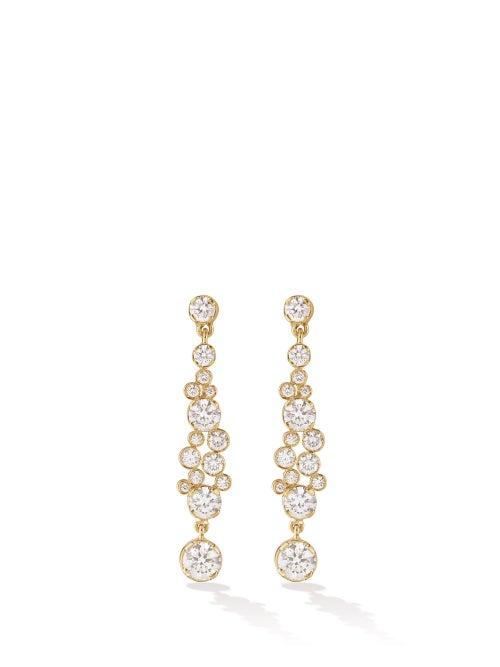 Ladies Fine Jewellery Sophie Bille Brahe - Splash Diamond & 18kt Gold Earrings - Womens - Diamond