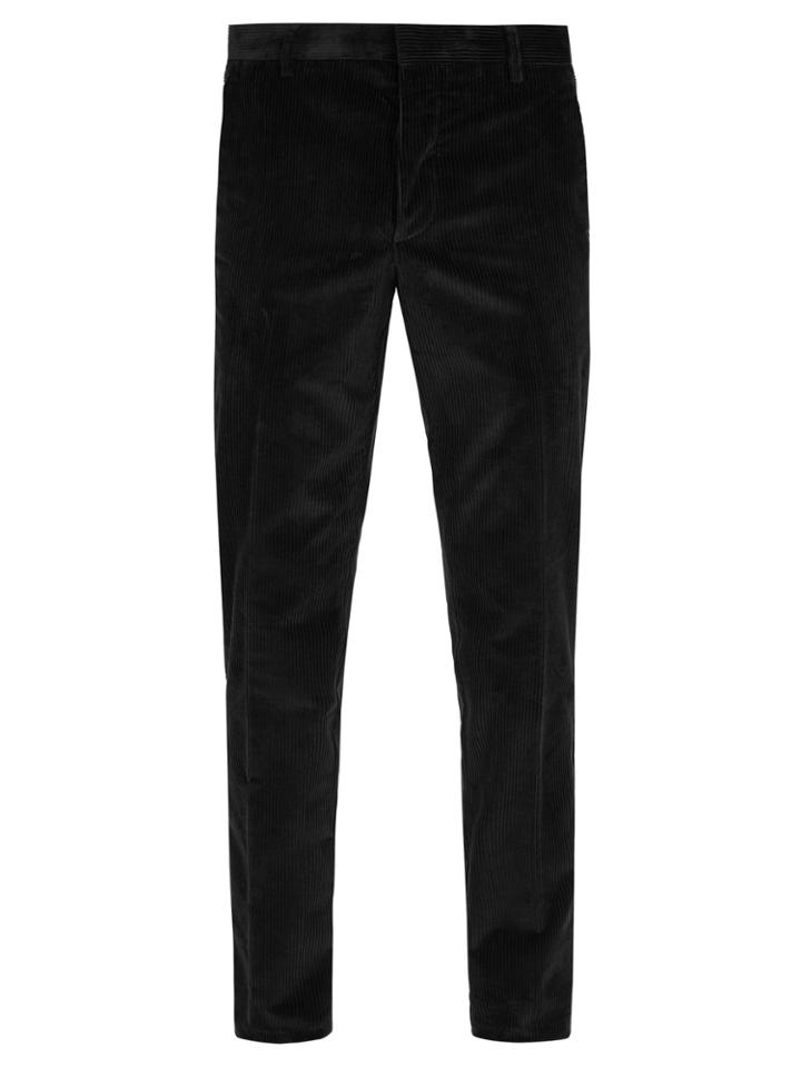 Prada Straight Leg Cotton-corduroy Trousers