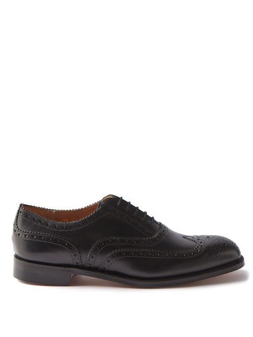 Grenson - Westminster Leather Brogues - Mens - Black