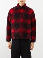 Ymc - Beach Check Fleece Jacket - Mens - Red Black