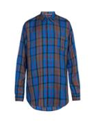 Matchesfashion.com Denis Colomb - Checked Silk Shirt - Mens - Multi