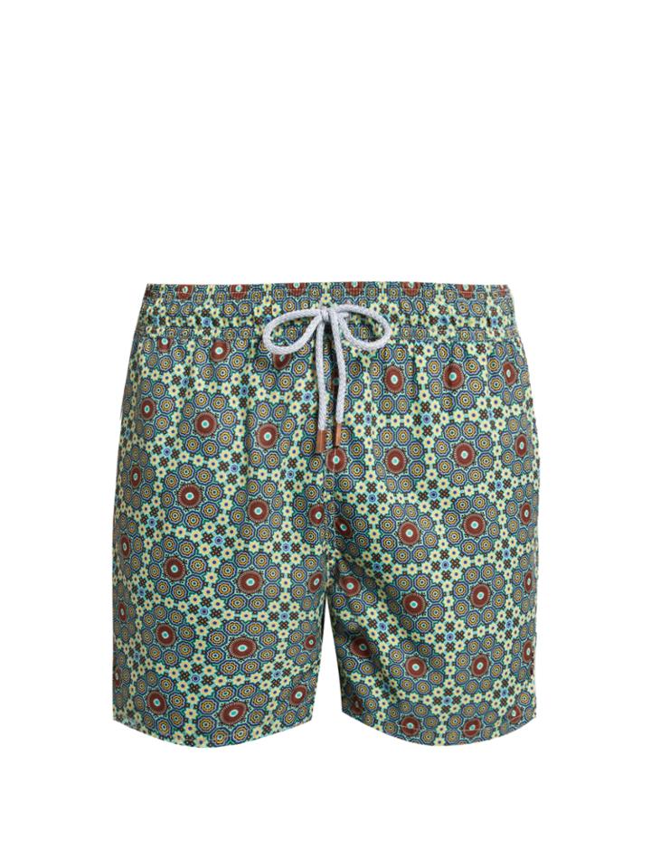 Retromarine Robotics-print Swim Shorts