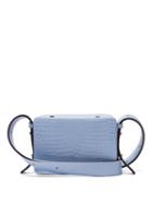 Matchesfashion.com Lutz Morris - Maya Crocodile Effect Leather Cross Body Bag - Womens - Light Blue