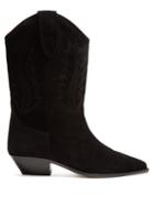 Isabel Marant Toile Dallin Leather Western Boots