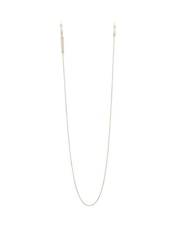 Frame Chain Slinky White Gold-plated Glasses Chain