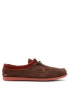 Mens Shoes Quoddy - Blucher Suede Loafers - Mens - Brown