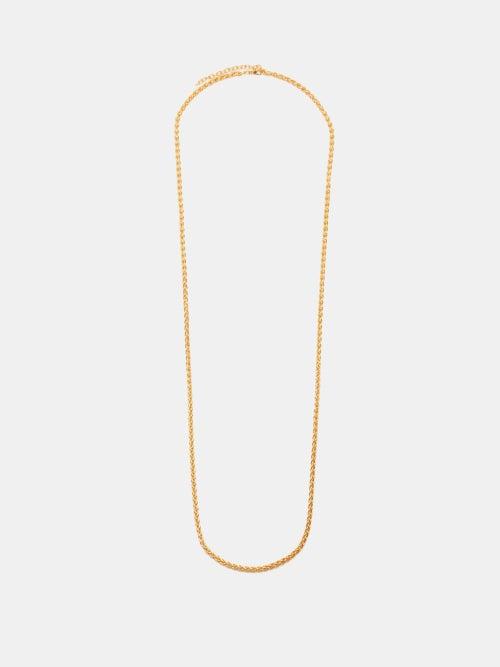 Saint Laurent - Wheat-chain Necklace - Womens - Yellow Gold