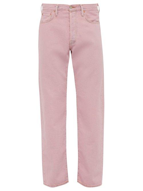 Matchesfashion.com Acne Studios - Straight Leg Jeans - Mens - Pink