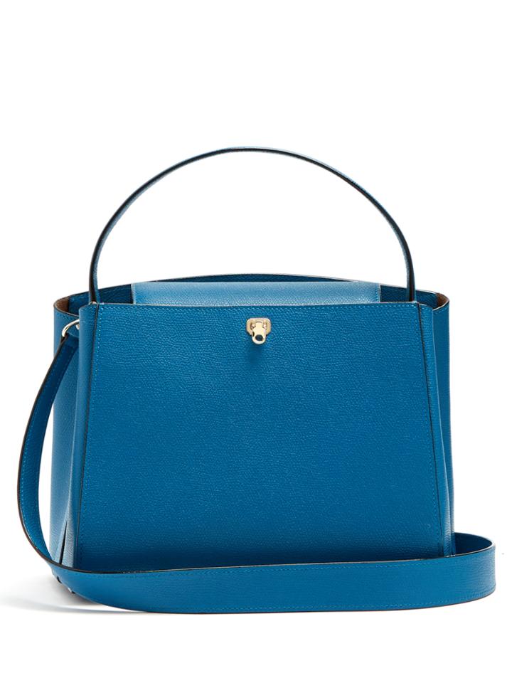 Valextra Brera Small Leather Bag