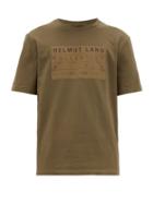 Matchesfashion.com Helmut Lang - Logo Patch Cotton T Shirt - Mens - Khaki
