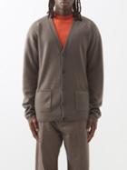Rick Owens - Peter Wool Cardigan - Mens - Dark Grey