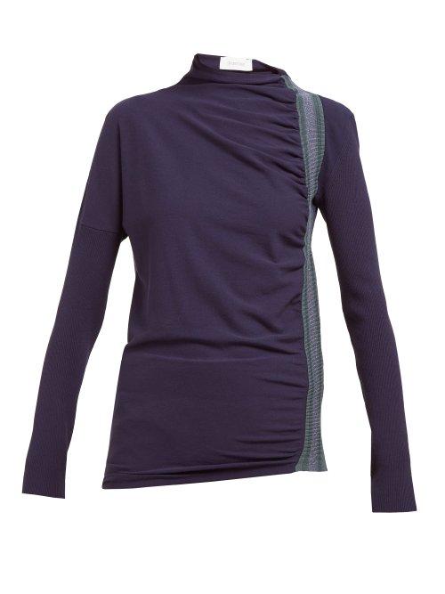 Matchesfashion.com Sportmax - Pepli Top - Womens - Navy Multi