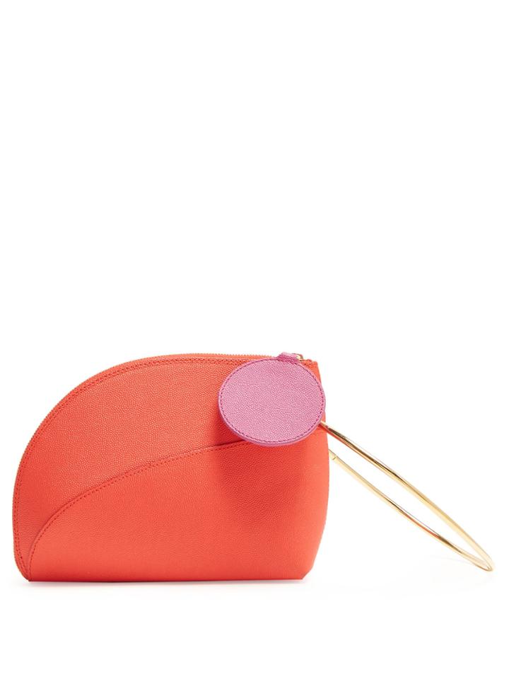 Roksanda Eartha Dot Bi-colour Leather Clutch