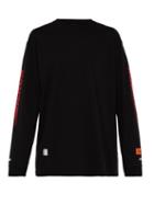 Matchesfashion.com Heron Preston - Racing Logo Print Sleeve Cotton Sweatshirt - Mens - Black Red