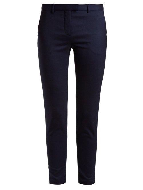 Matchesfashion.com Altuzarra - Henri Wool Tailored Trousers - Womens - Navy