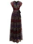 Matchesfashion.com Temperley London - Wendy Sequinned Tulle Dress - Womens - Multi