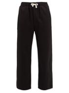 Le17septembre Homme - Drawstring-waist Cotton-jersey Trousers - Mens - Black