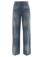 Gucci - High-rise Wide-leg Jeans - Womens - Denim