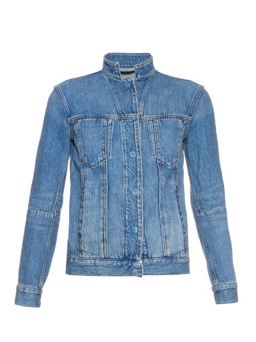 Helmut Lang Stand-collar Denim Jacket