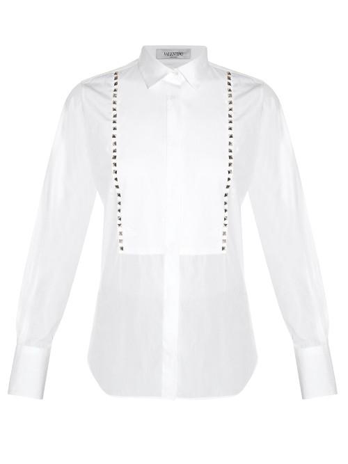 Valentino Rockstud Untitled #5 Bib-front Shirt