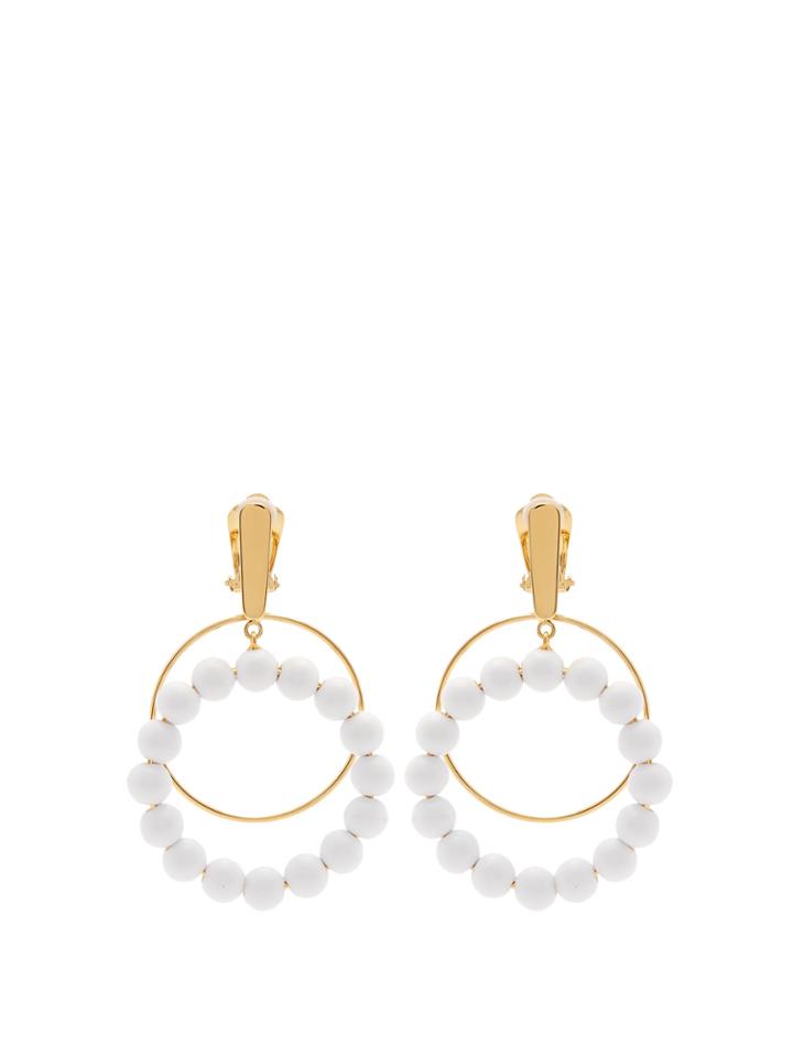 Marni Beaded Hoop Earrings