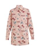 Matchesfashion.com Thorsun - Georgie Polynesia Print Cotton Shirt - Womens - Pink Multi
