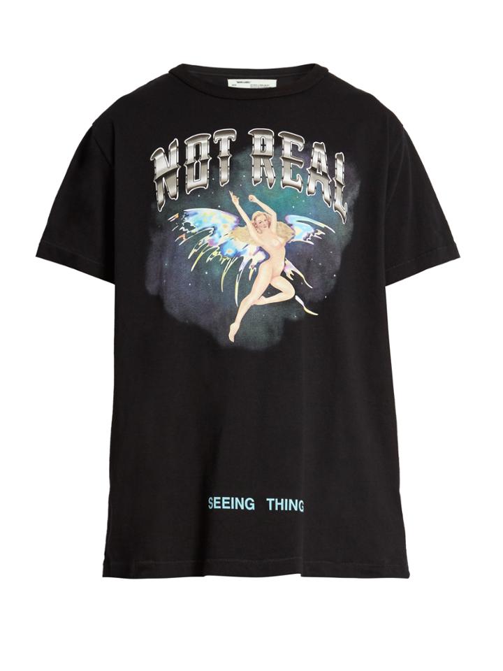 Off-white Not Real-print T-shirt