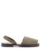 Matchesfashion.com Goya - Slingback Nubuck Sandals - Mens - Grey