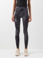 Lululemon - Wunder Train Marble-print High-rise 25 Leggings - Womens - Grey Print
