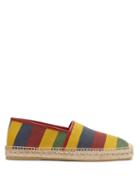 Matchesfashion.com Gucci - Baiadera-striped Canvas Espadrilles - Mens - Multi
