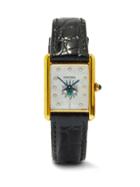 Jacquie Aiche - Vintage Cartier Tank Diamond & Gold-vermeil Watch - Womens - Pink Gold