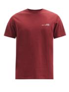 A.p.c. - Item Logo-print Jersey T-shirt - Mens - Burgundy